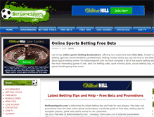 Tablet Screenshot of betsomesports.com